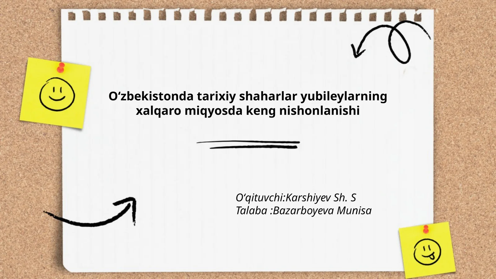 Oʻzbekistonda tarixiy shaharlar yubileylarning xalqaro miqyosda keng nishonlanishi