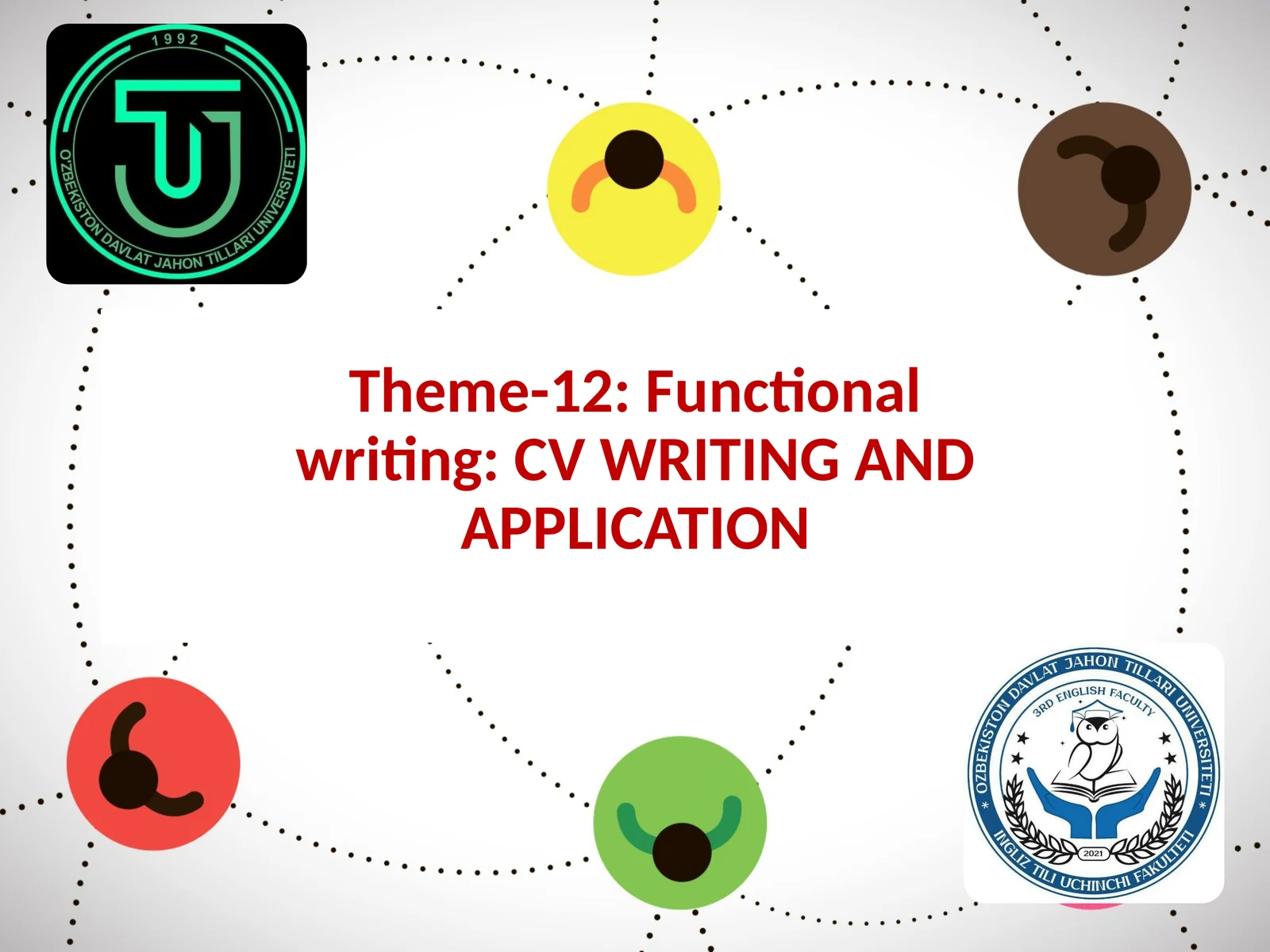Functional CV Writing and Application