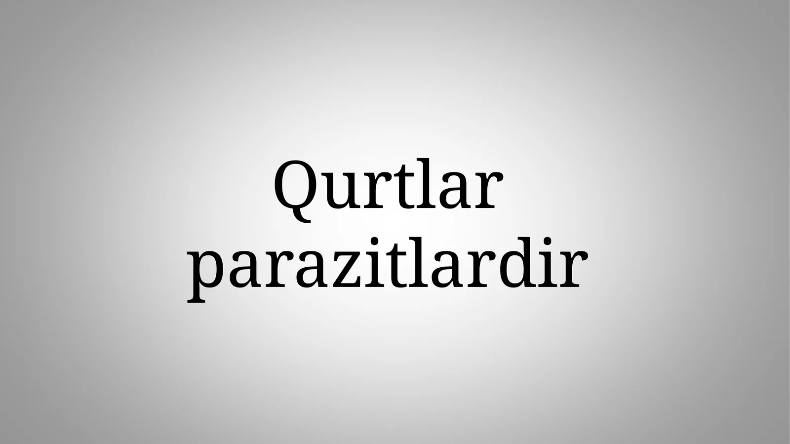 Parazit yassi chuvalchanglar