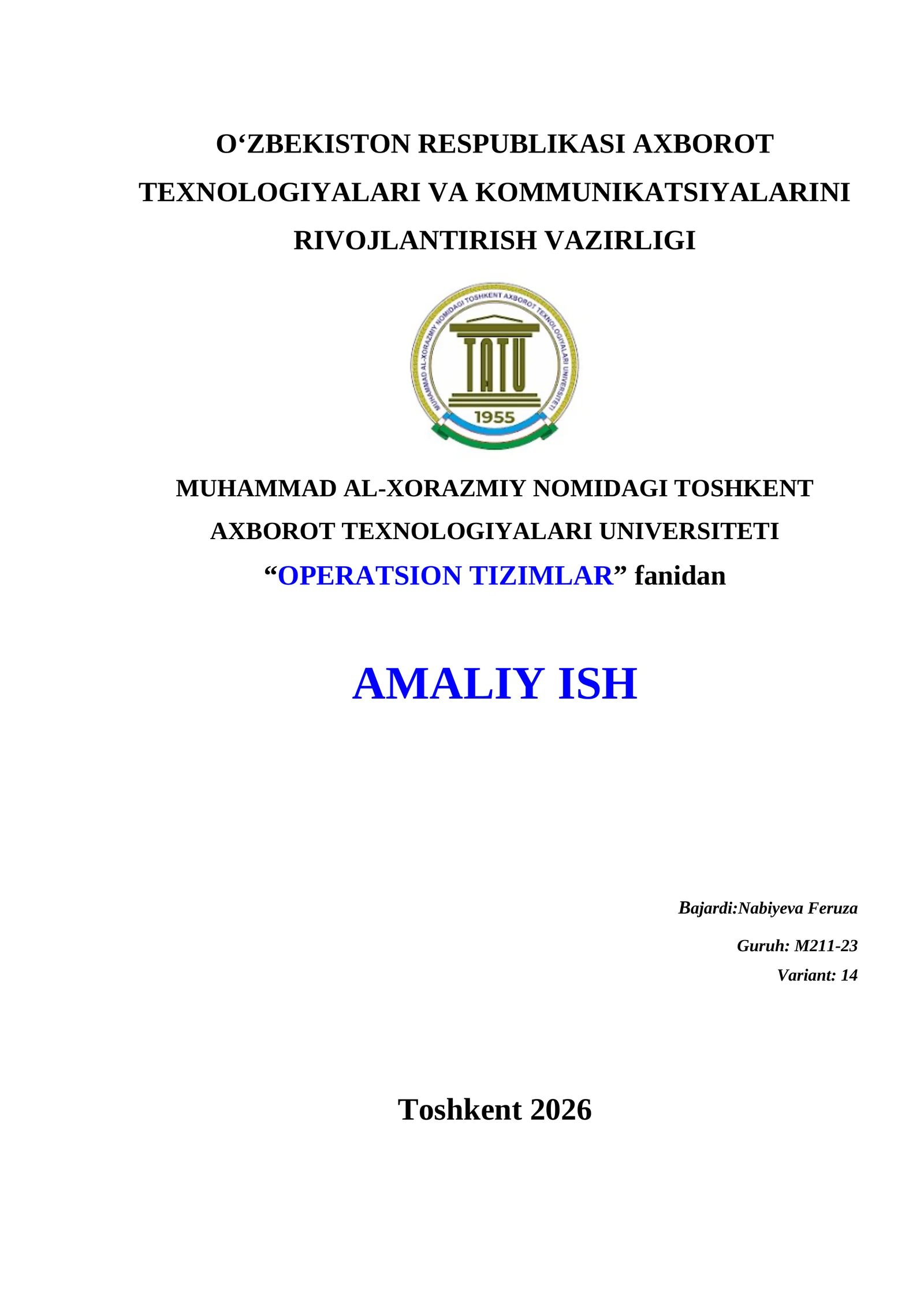 Radiochastotali identifikatsiya sensori ma’lumotlarini o‘qish va qayta yozishni tashkil qilish