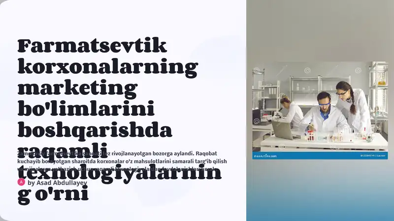 Raqamli texnologiyalar marketingda