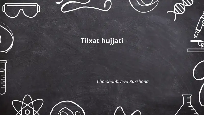 Tilxat hujjati