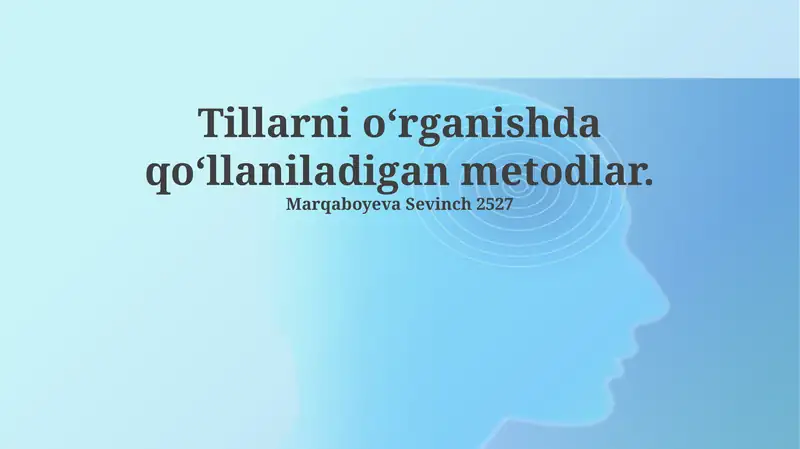 Marqaboyeva Sevinch 2527