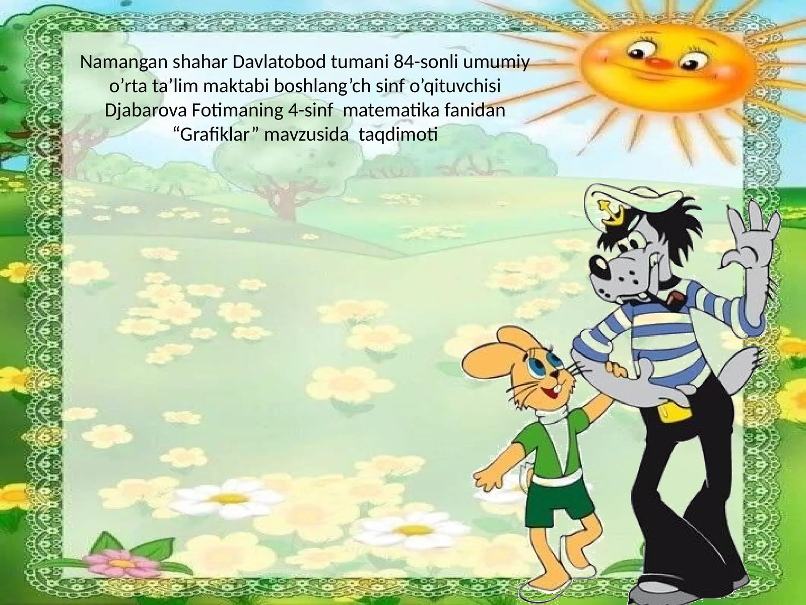 "Grafiklar" mavzusida taqdimoti