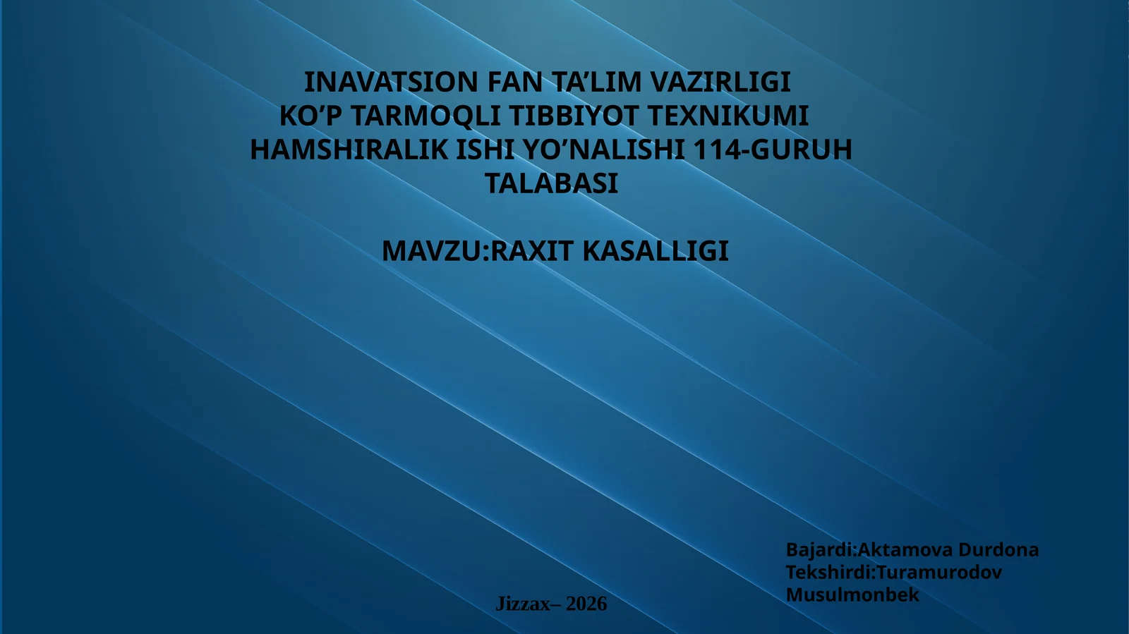 Raxit kasalligi