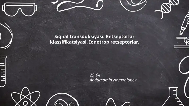 Ionotrop retseptorlar