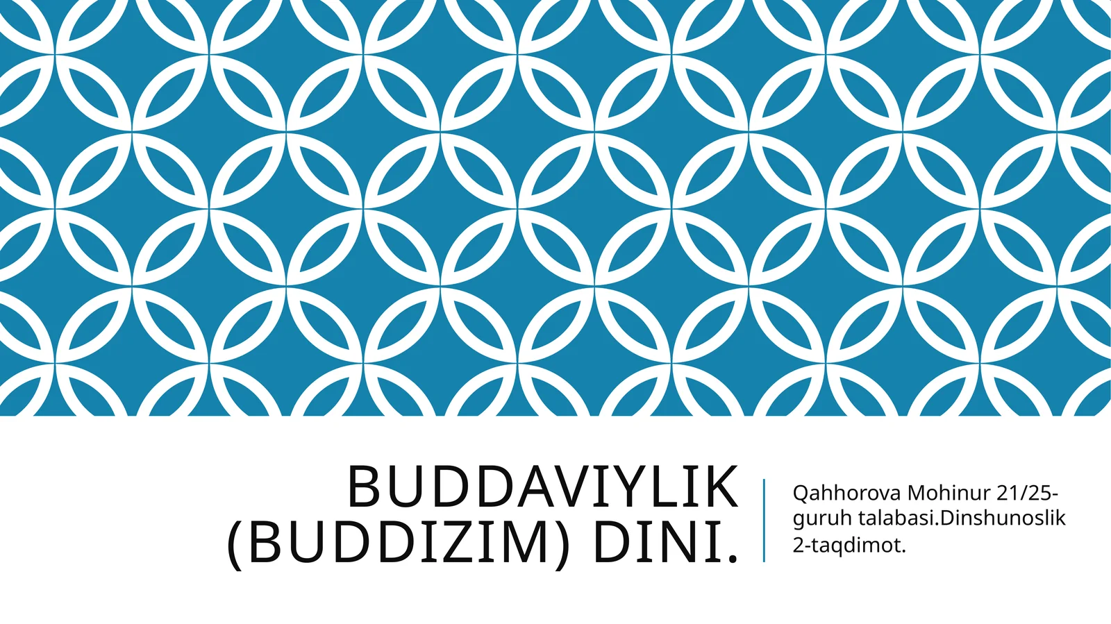 Buddaviylik dini