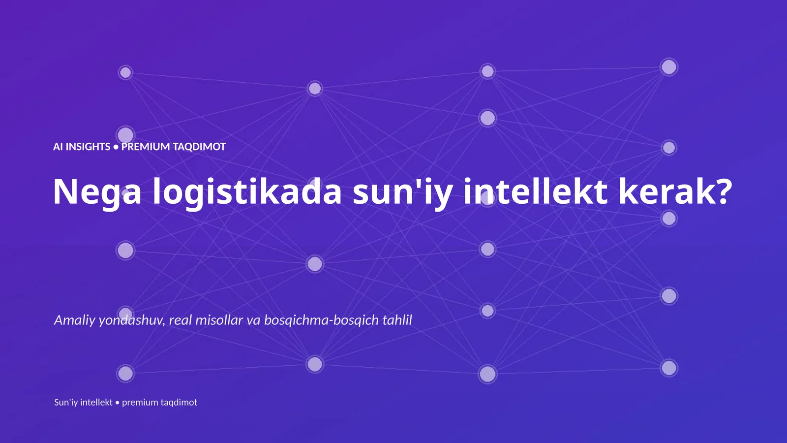 AMALIY YONDASHUV, REAL MISOLLAR VA BOSQICHMA-BOSQICH TAHLIL