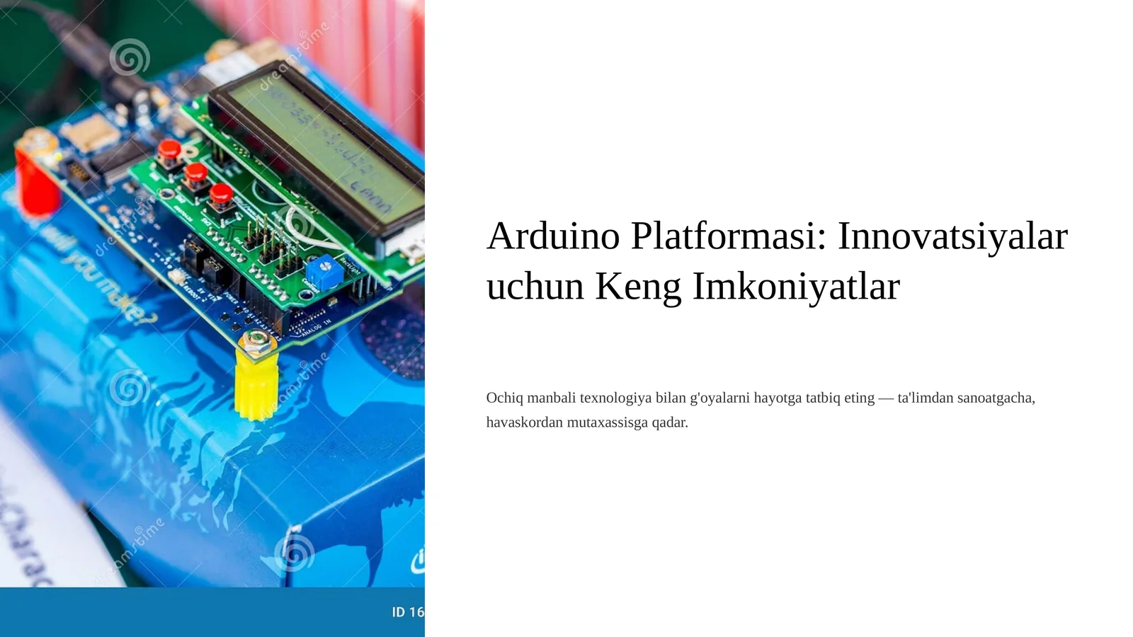 Arduino Platformasi: Innovatsiyalar uchun Keng Imkoniyatlar