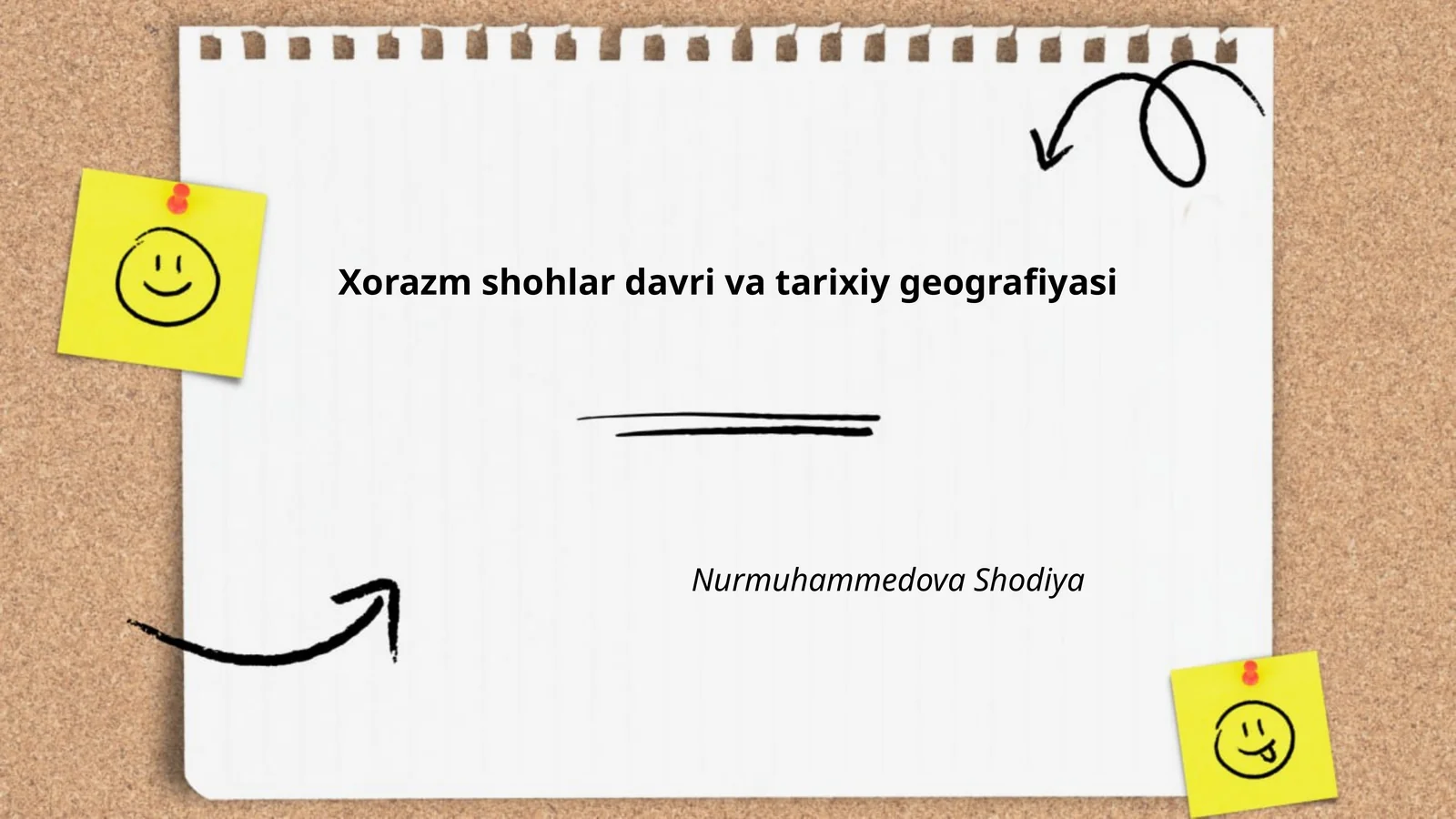 Xorazm shohlar davri va tarixiy geografiyasi