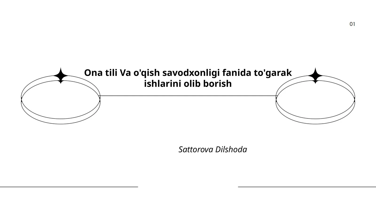 Ona tili Va o'qish savodxonligi fanida to'garak ishlarini olib borish
