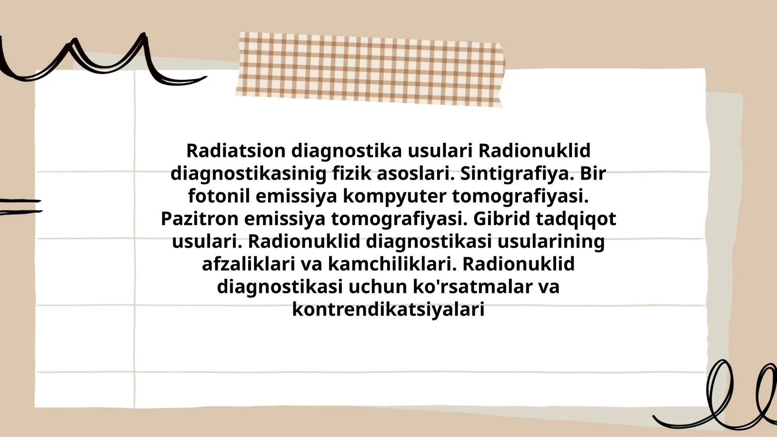 Radiatsion diagnostika usullari