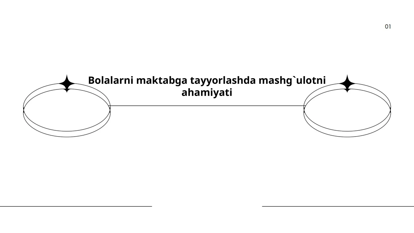 Bolalarni maktabga tayyorlashda mashg`ulotni ahamiyati