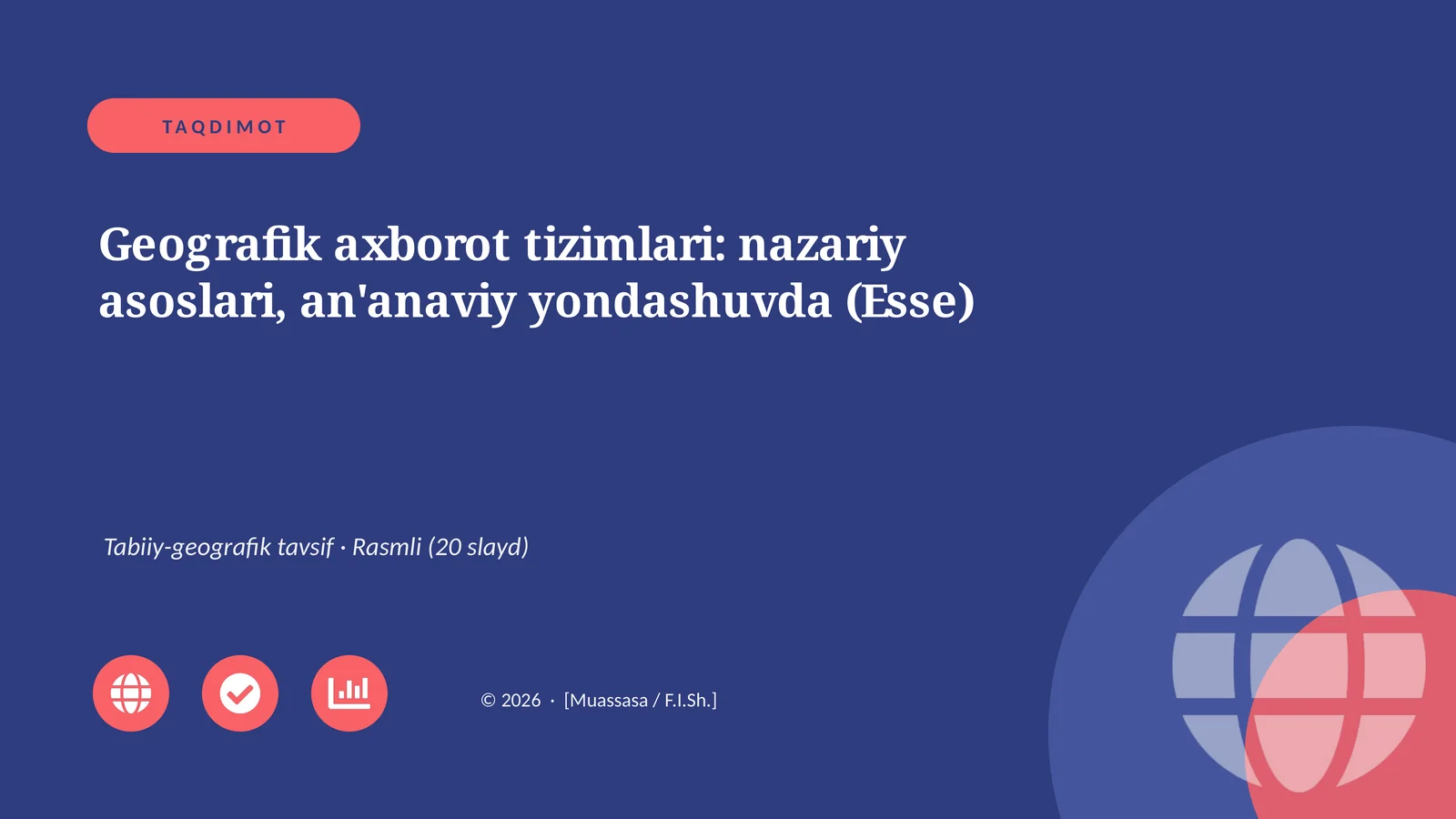 Geografiyaning muhim mavzusidir