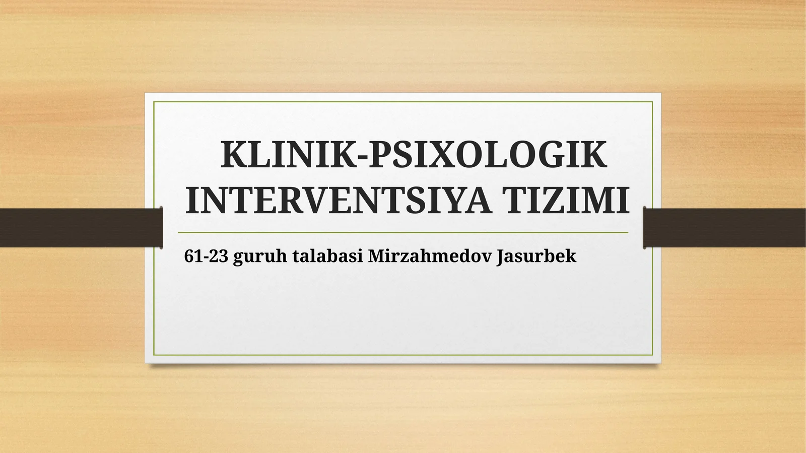Klinik-psixologikinterventsiyatizimi