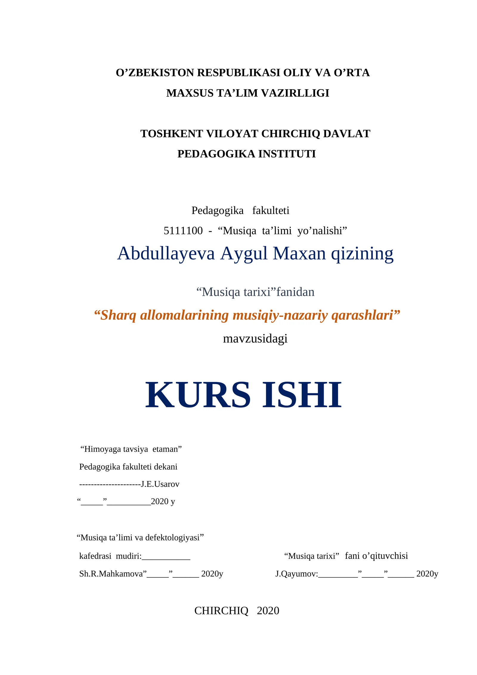 Sharq allomalarining musiqiy-nazariy qarashlari