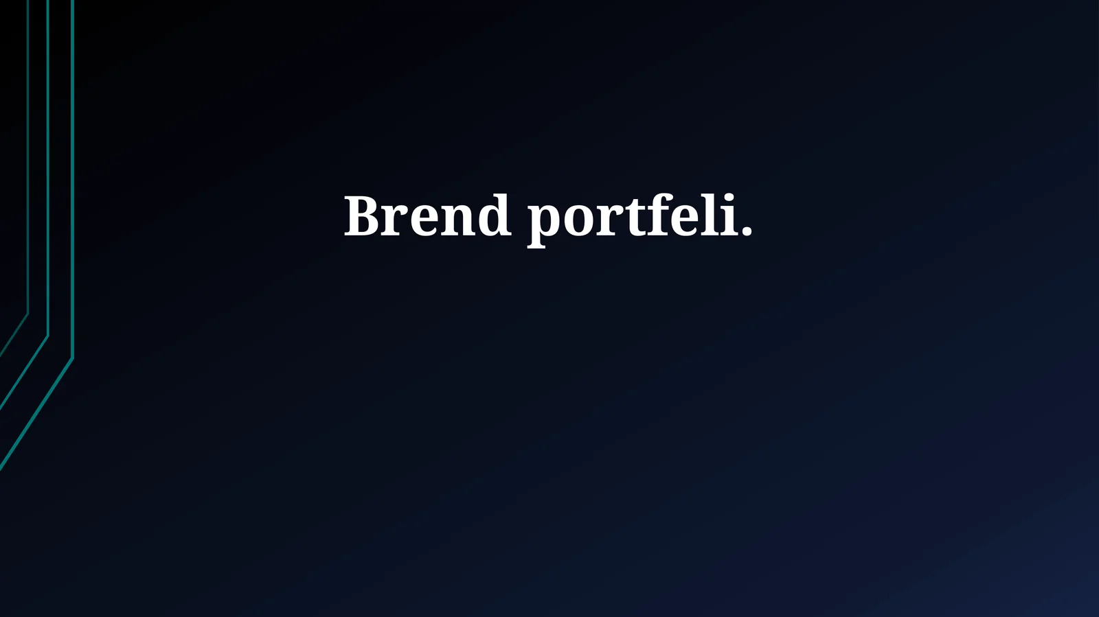 Brend Portfeli: Strategiya va Rejalashtirish
