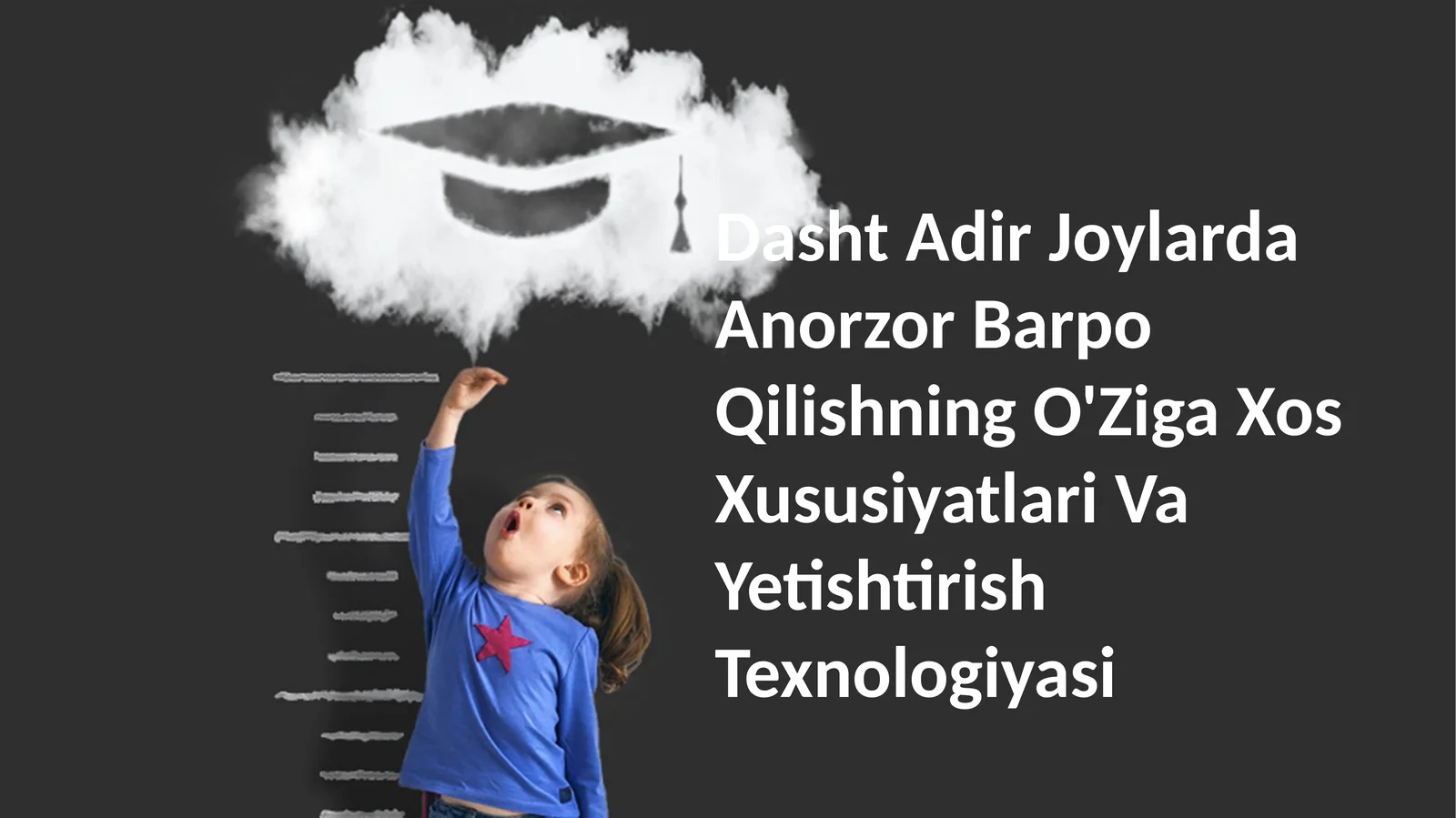 Dasht Adir Joylarda Anorzor Barpo Qilishning O'Ziga Xos Xususiyatlari Va Yetishtirish Texnologiyasi