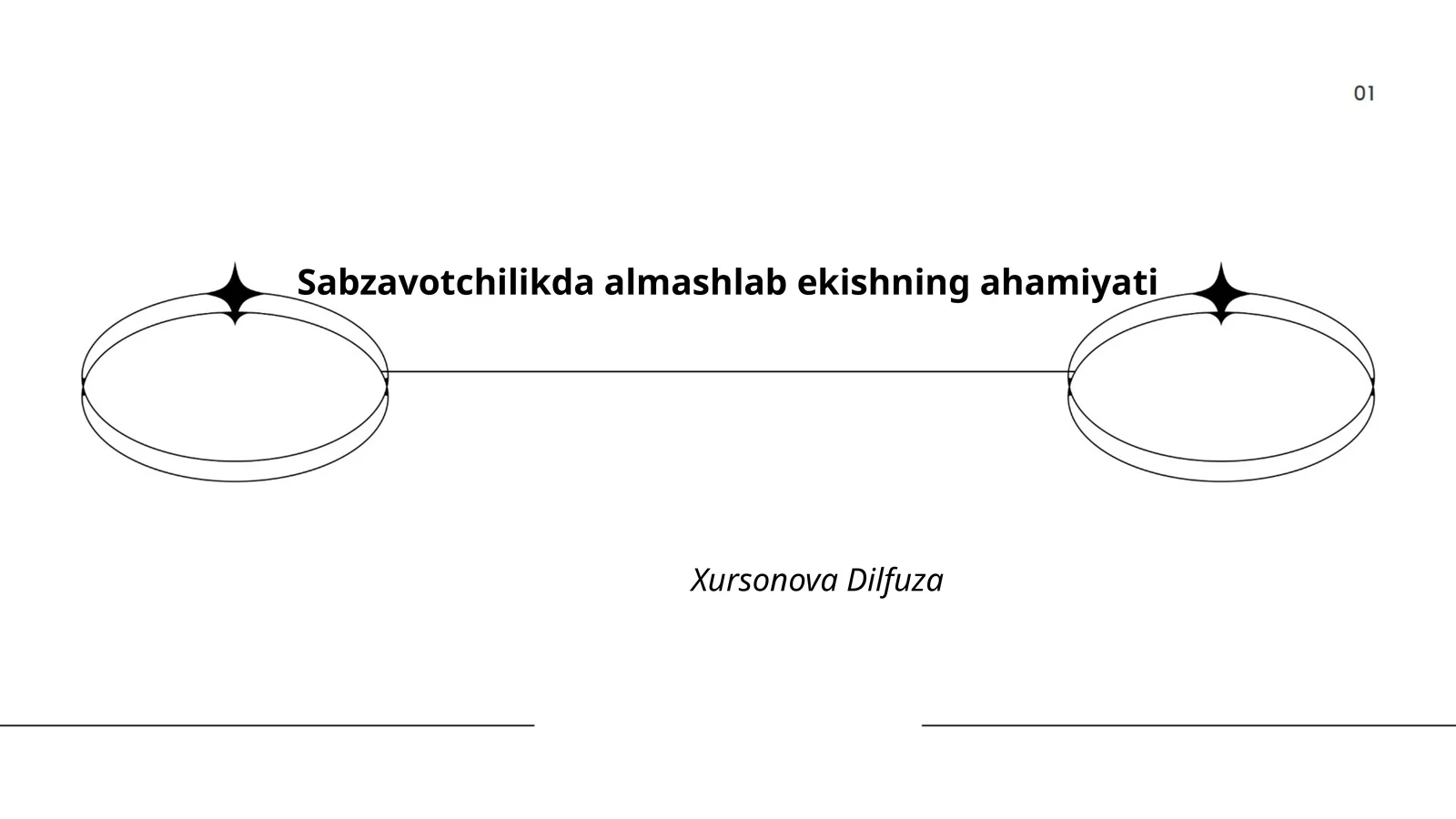 Sabzavotchilikda almashlab ekishning ahamiyati