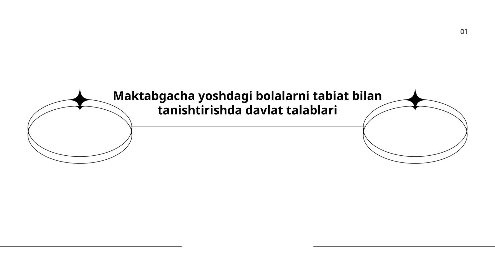 Maktabgacha yoshdagi bolalarni tabiat bilan tanishtirishda davlat talablari