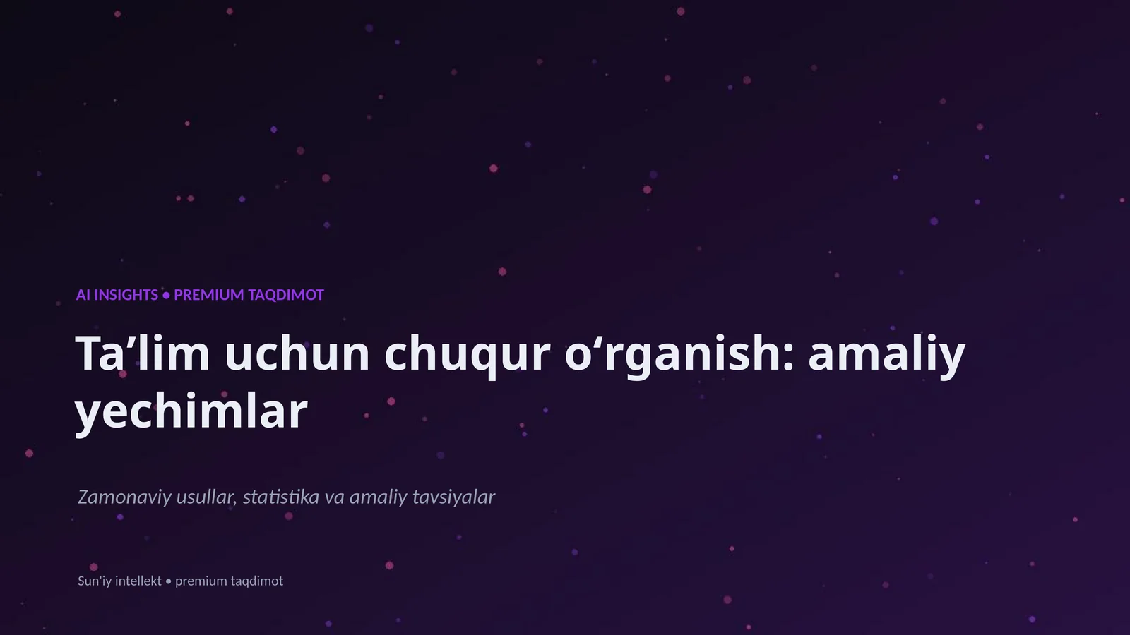 Premium Taqdimot