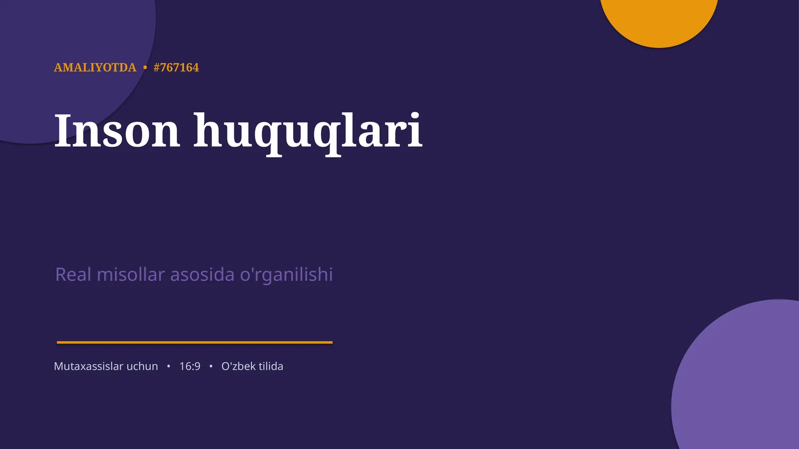 Inson huquqlari