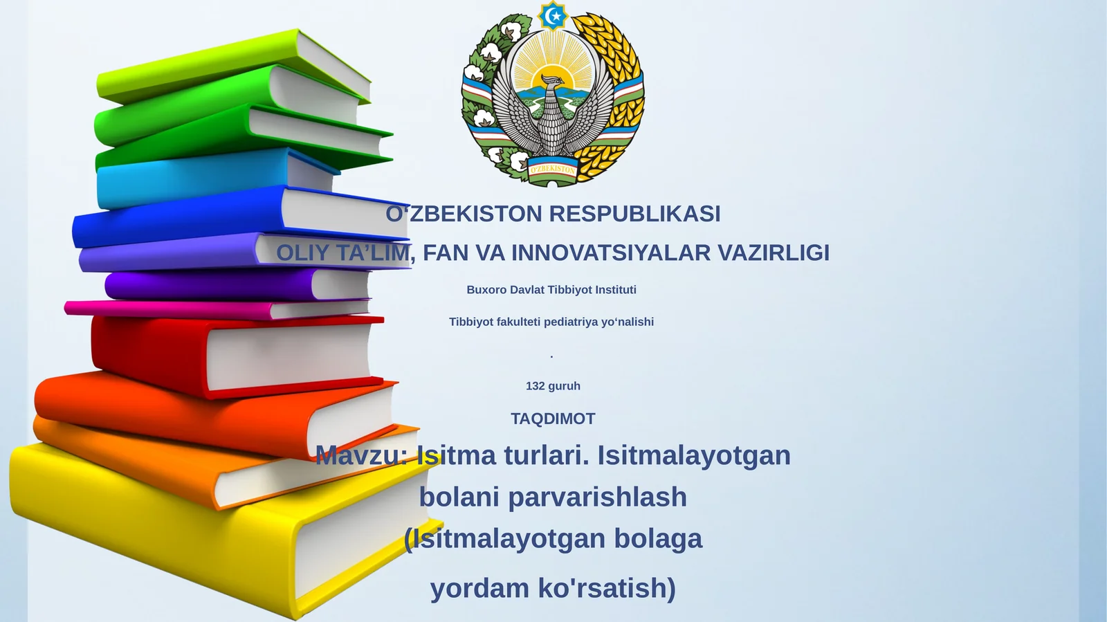 Isitma turlari. Isitmalayotgan bolani parvarishlash
