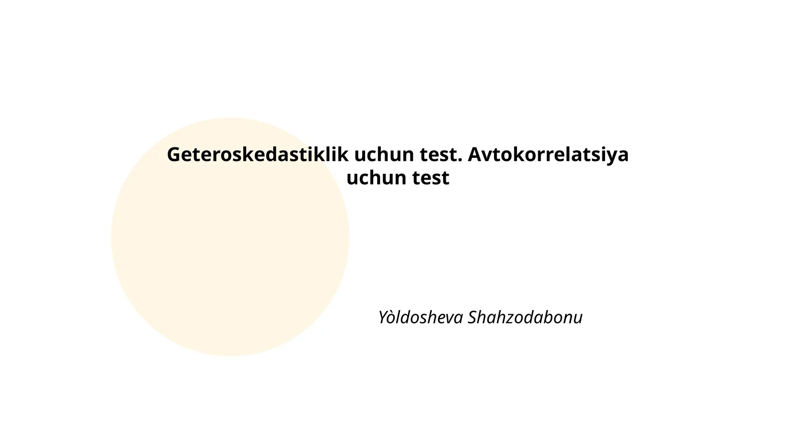 Breusch-Pagan testi