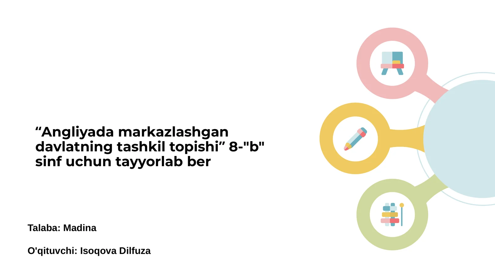 Angliyada markazlashgan davlatning tashkil topishi