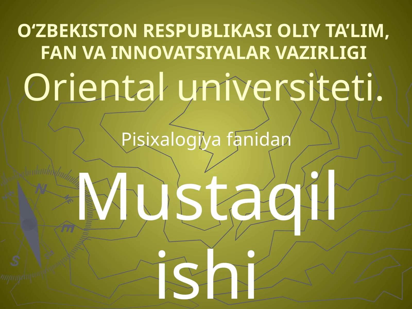 Faoliyatni o’zlashtirish va malakalarni egallash Pisixalogiya fanidan Mustaqil ishi