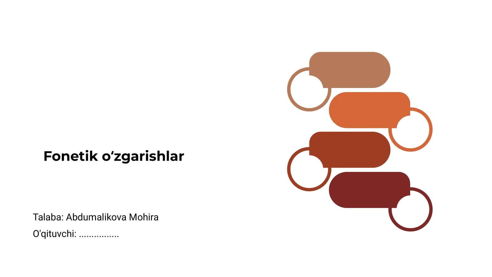 Fonetik o‘zgarishlar