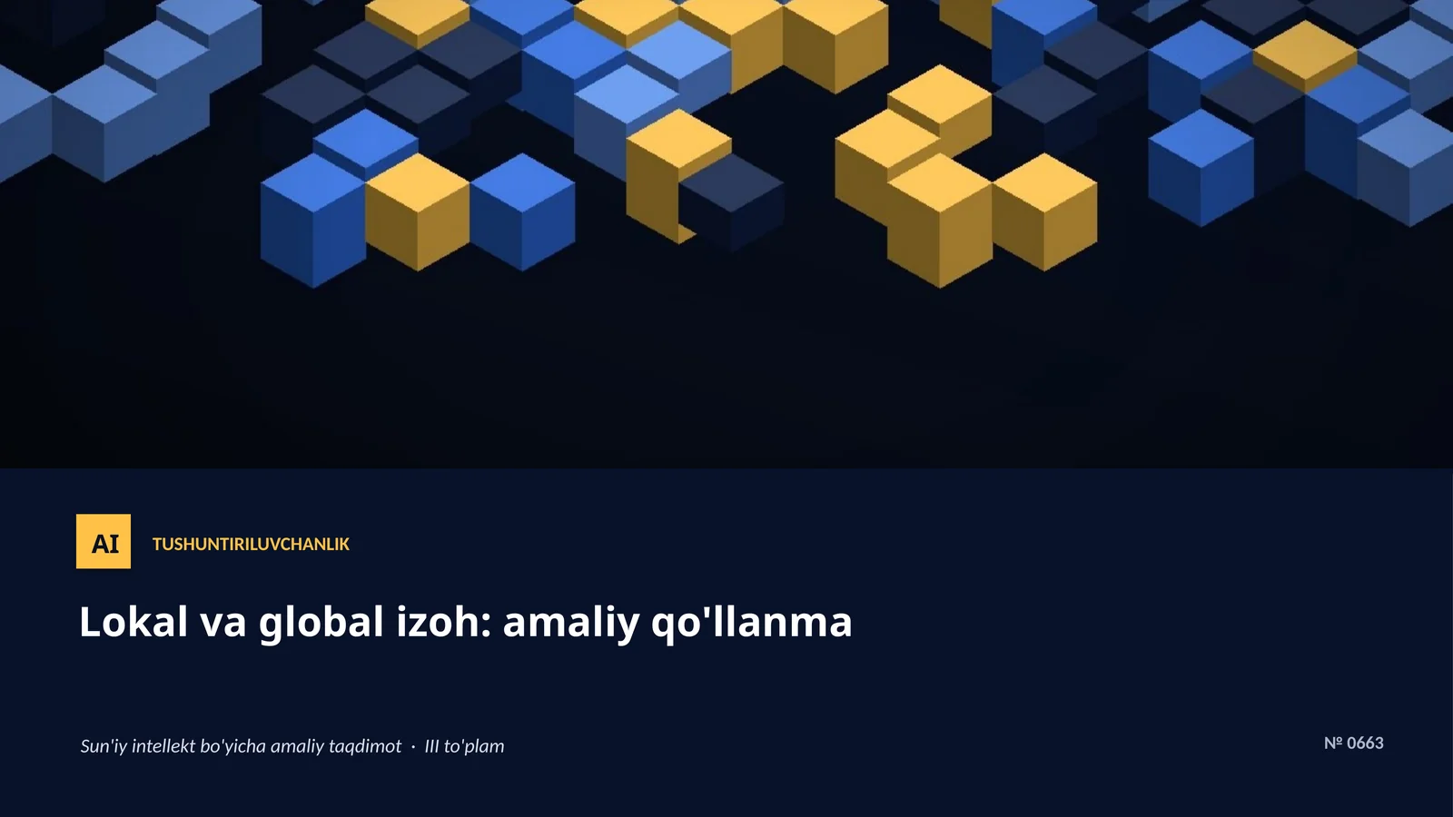 Lokal va global izoh: amaliy qo'llanma