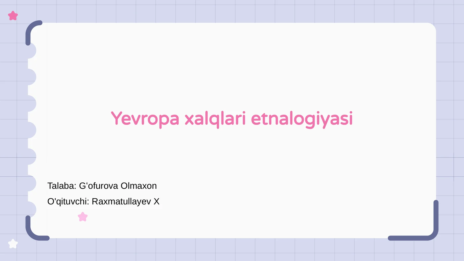 Yevropa xalqlari etnalogiyasi