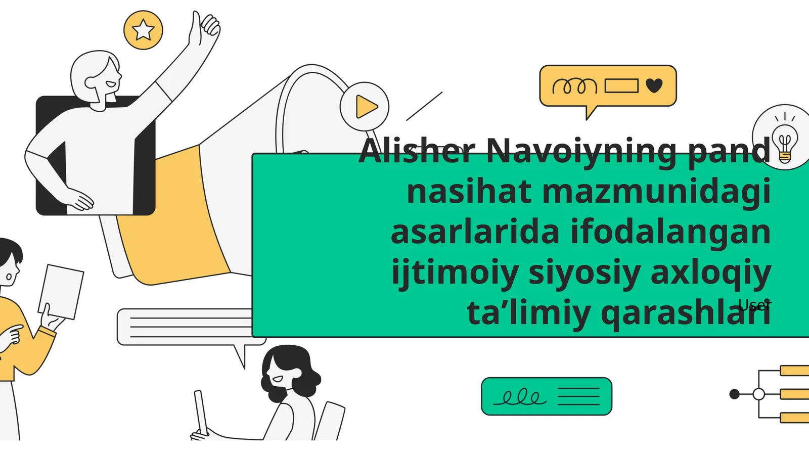 Alisher Navoiyning pand nasihat mazmunidagi asarlarida ifodalangan ijtimoiy siyosiy axloqiy taʼlimiy qarashlari