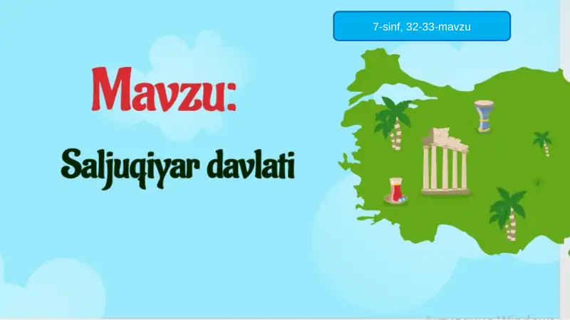 Saljuqiylar davlati/7-sinf O'zbekiston tarixi