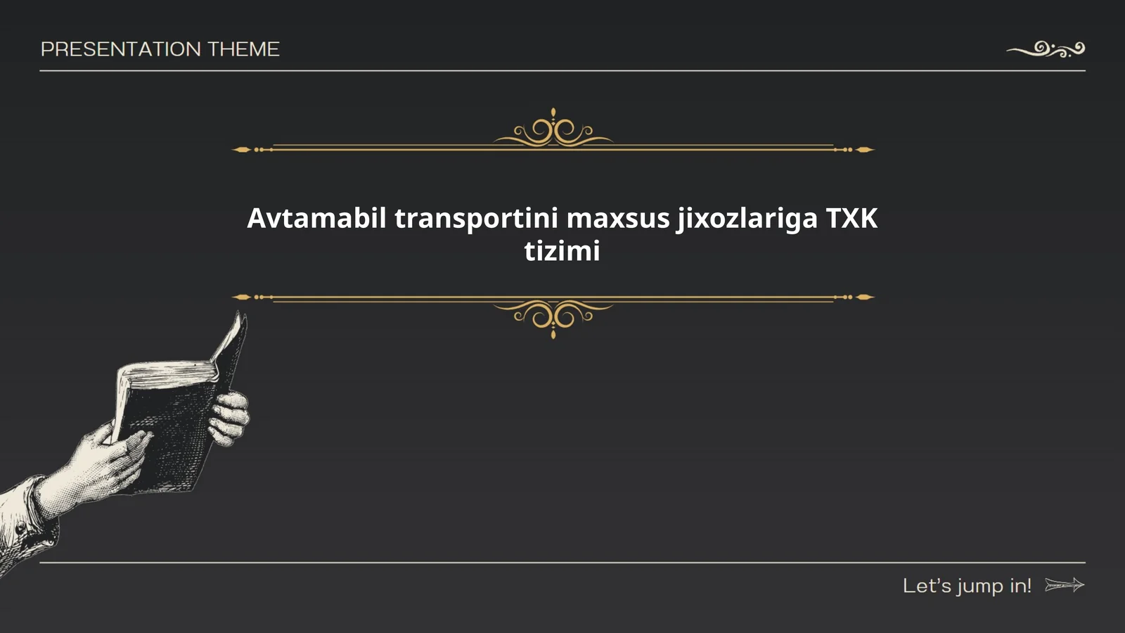 Avtamabil transportini maxsus jixozlariga TXK tizimi
