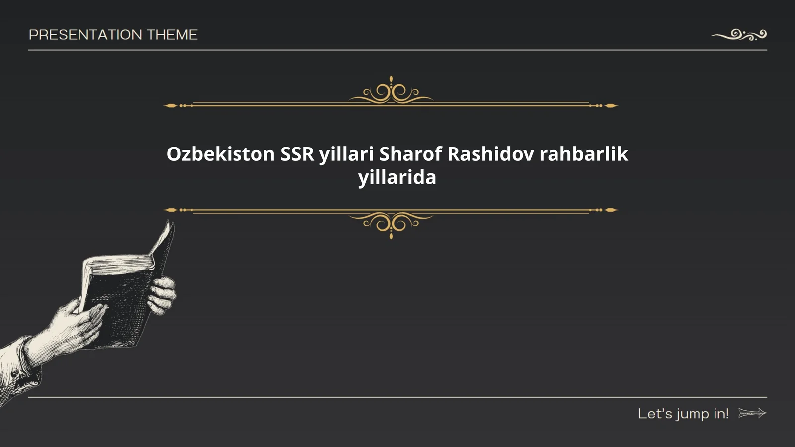 Sharof Rashidov hayoti va faoliyati