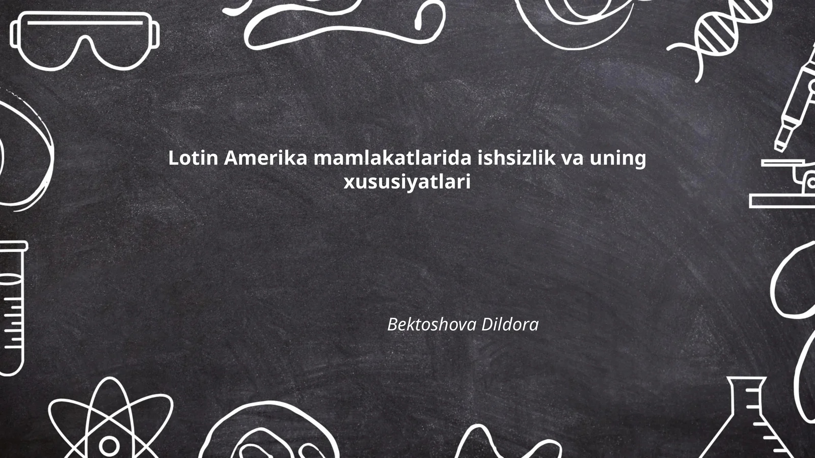 Lotin Amerika mamlakatlarida ishsizlik va uning xususiyatlari
