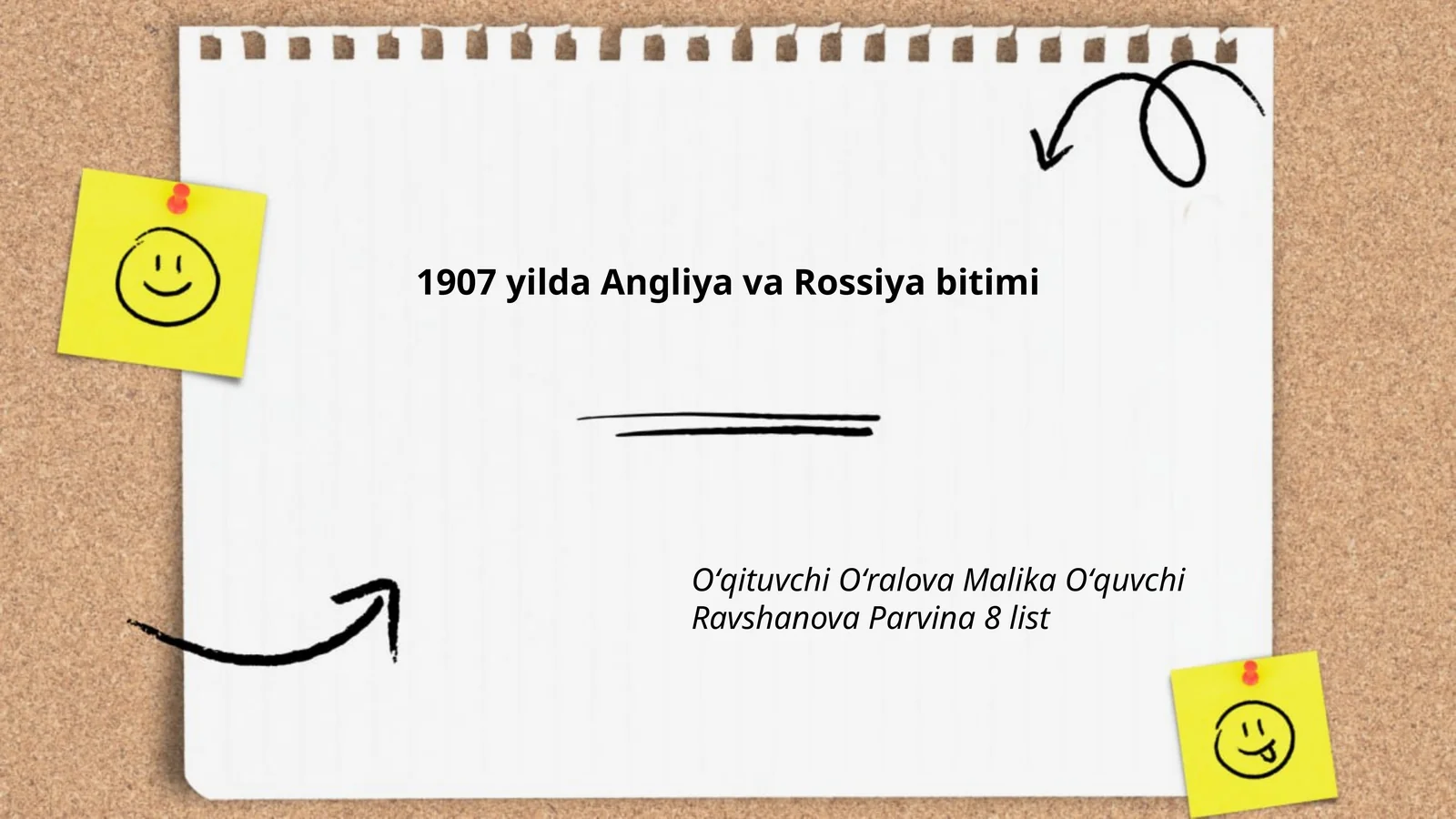 1907 yilda Angliya va Rossiya bitimi