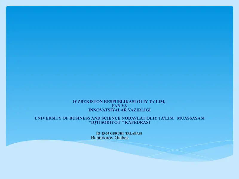 ZARDUSHTIYLIKDA TABIATNING ULUGLANISHI