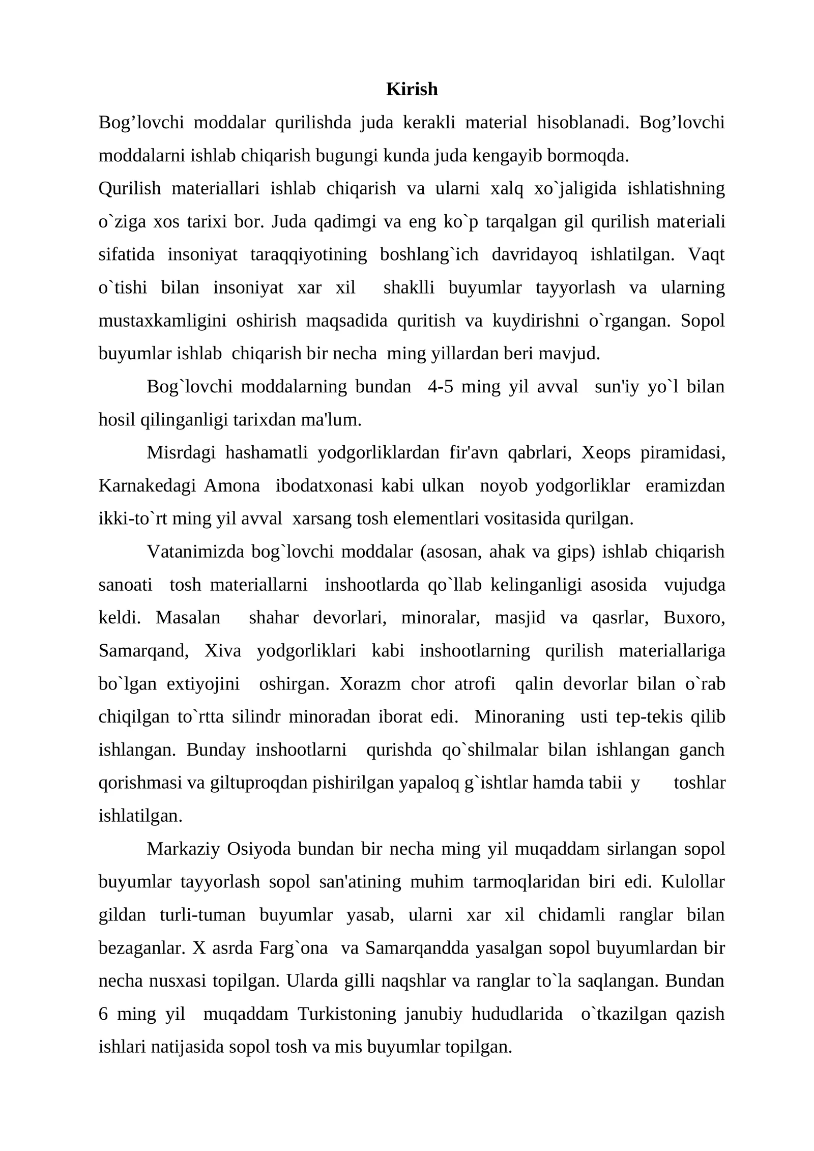 platsifitsirlangan sement ishlab chiqarish