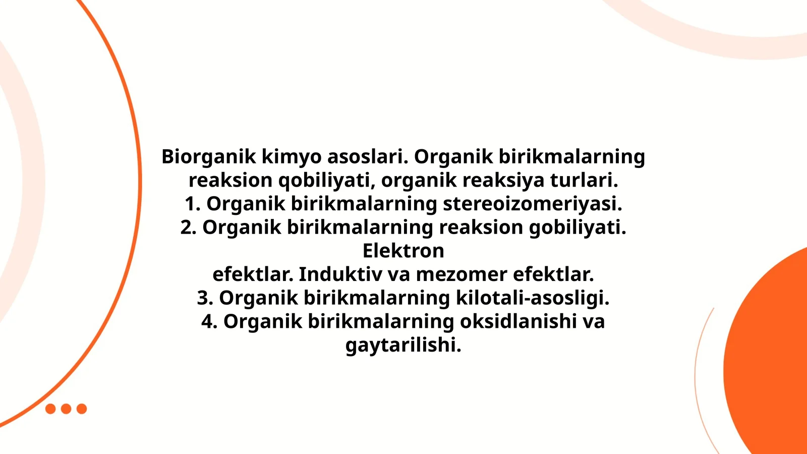 Biorganik kimyo asoslari