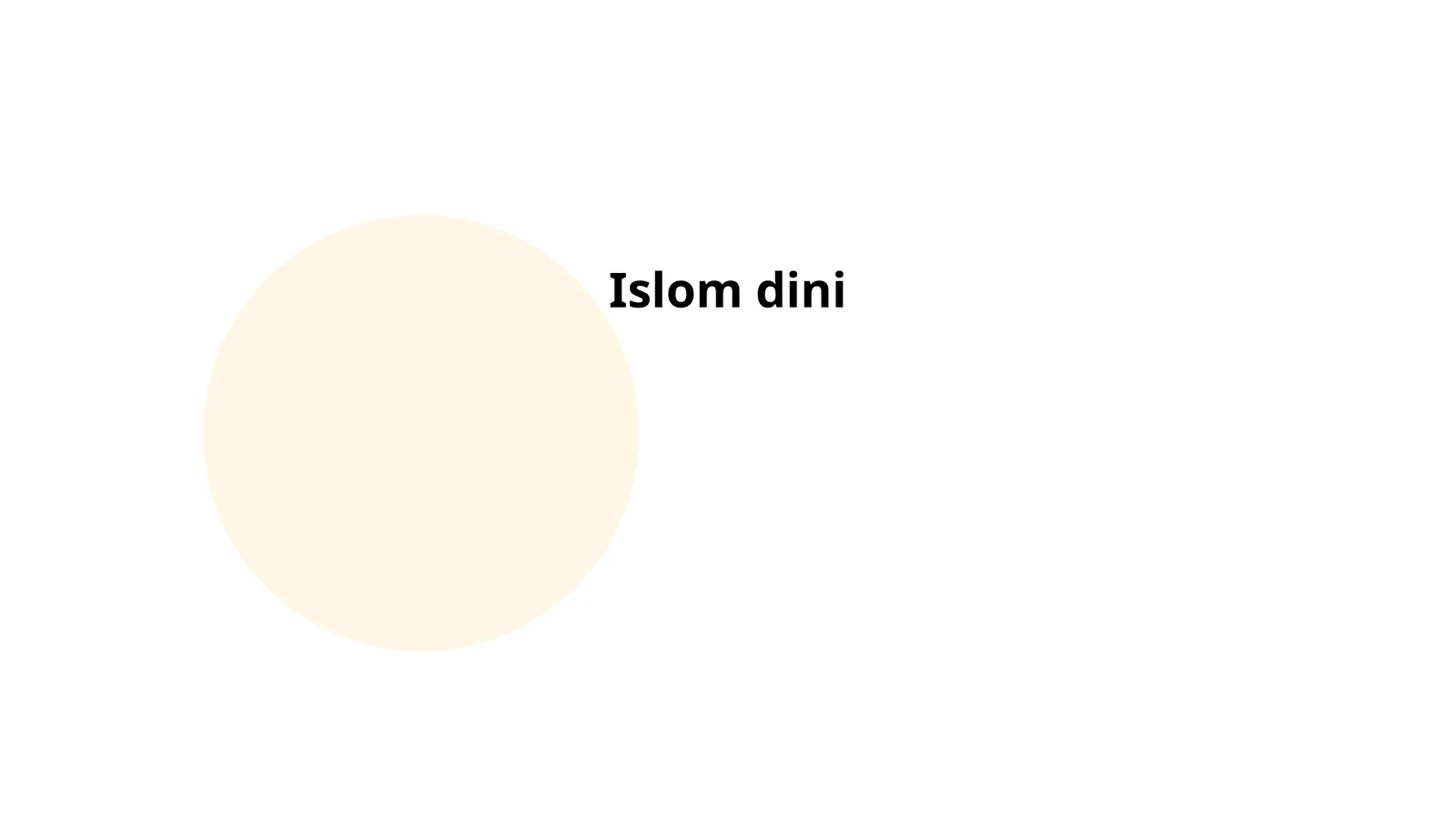 Islom dini