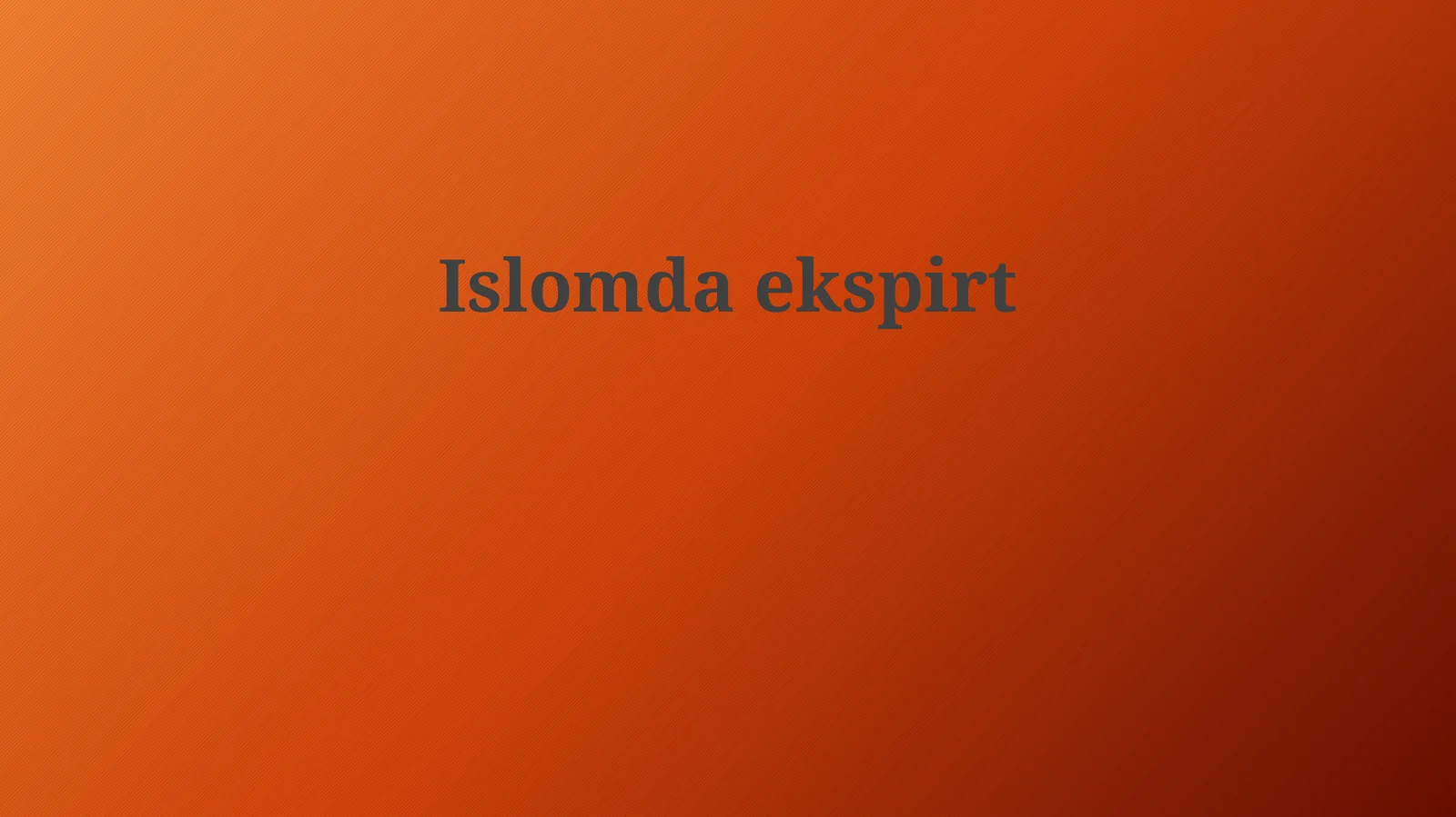Islomdaekspirt