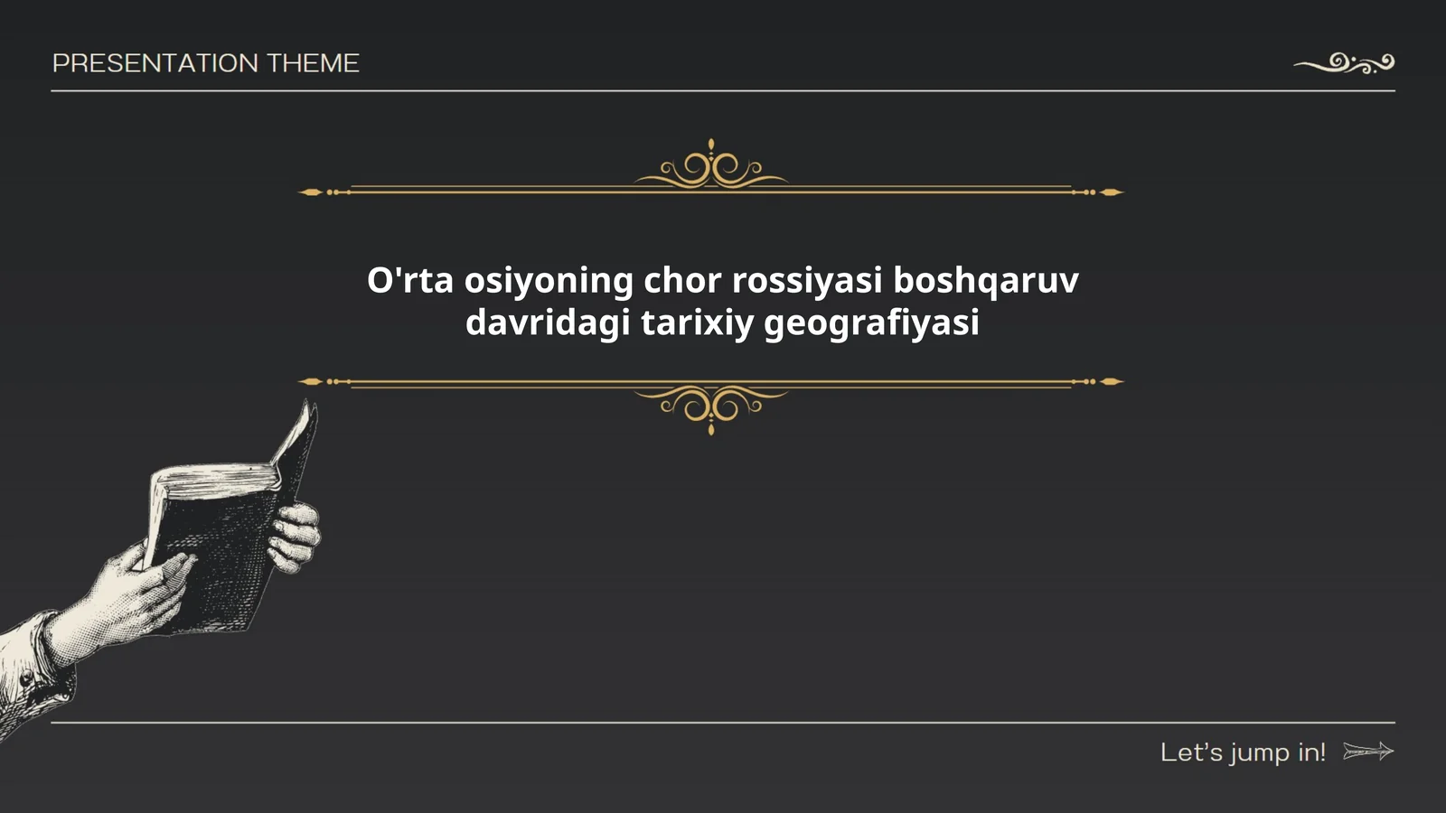 O'rta osiyoning chor rossiyasi boshqaruv davridagi tarixiy geografiyasi
