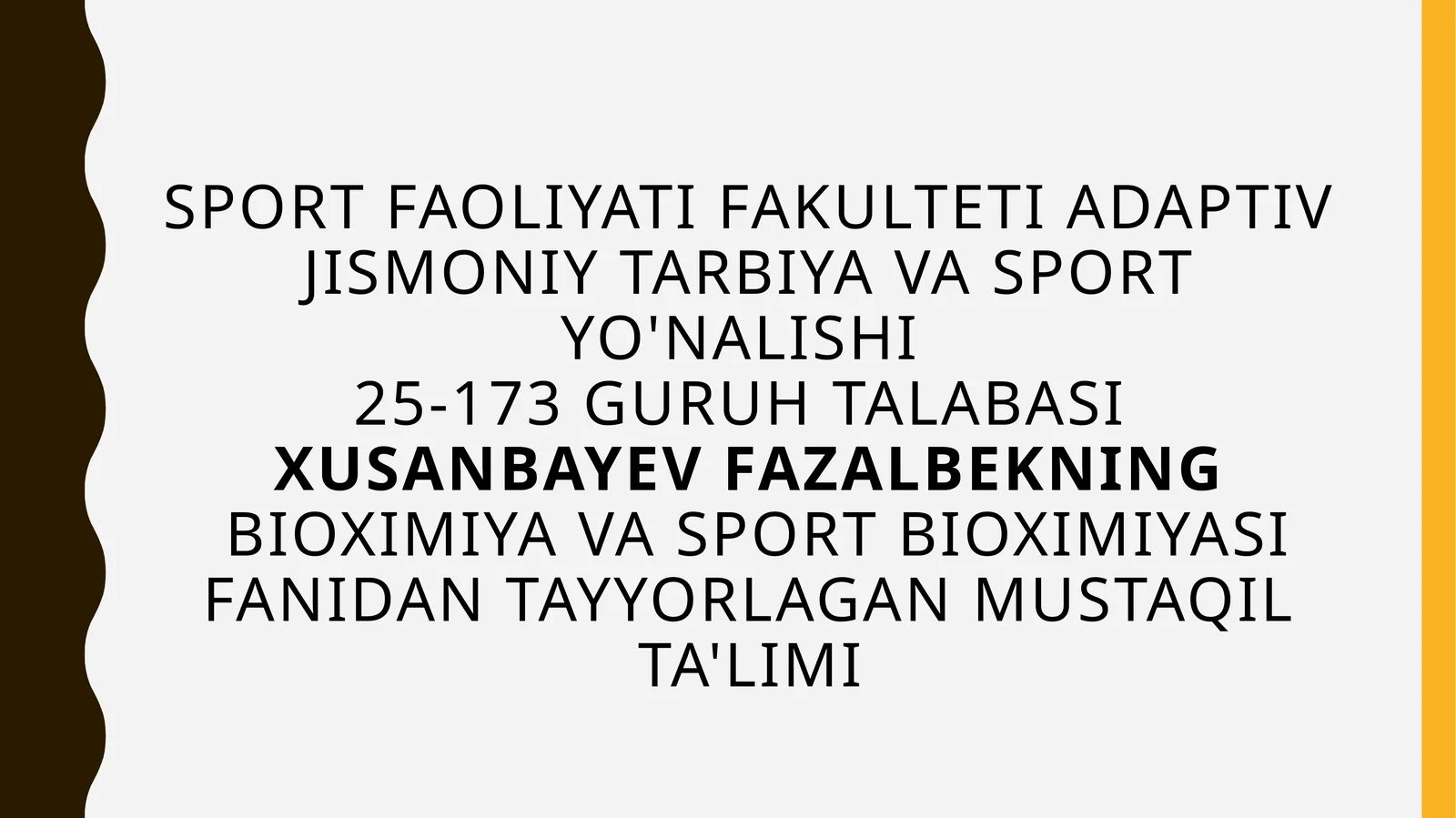 Oqsillarning biokimyoviy almashinuvi