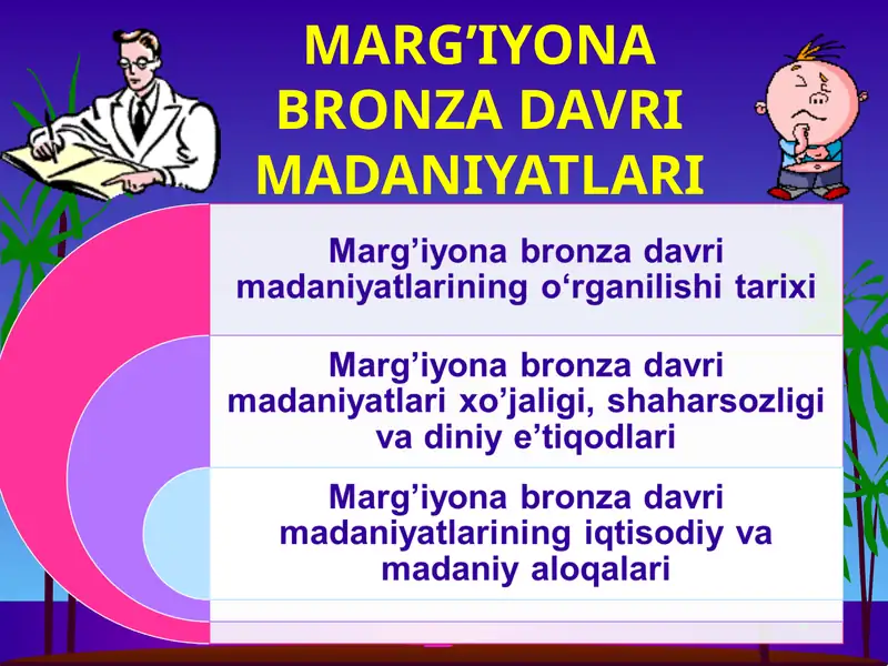 MARG’IYONA BRONZA DAVRI MADANIYATLARI