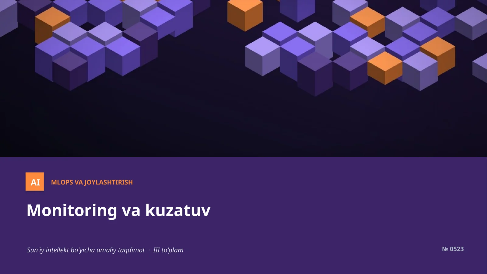 Monitoring va kuzatuv