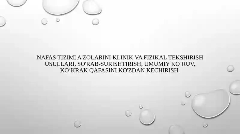 ichki kassaliklar propedevtilasi