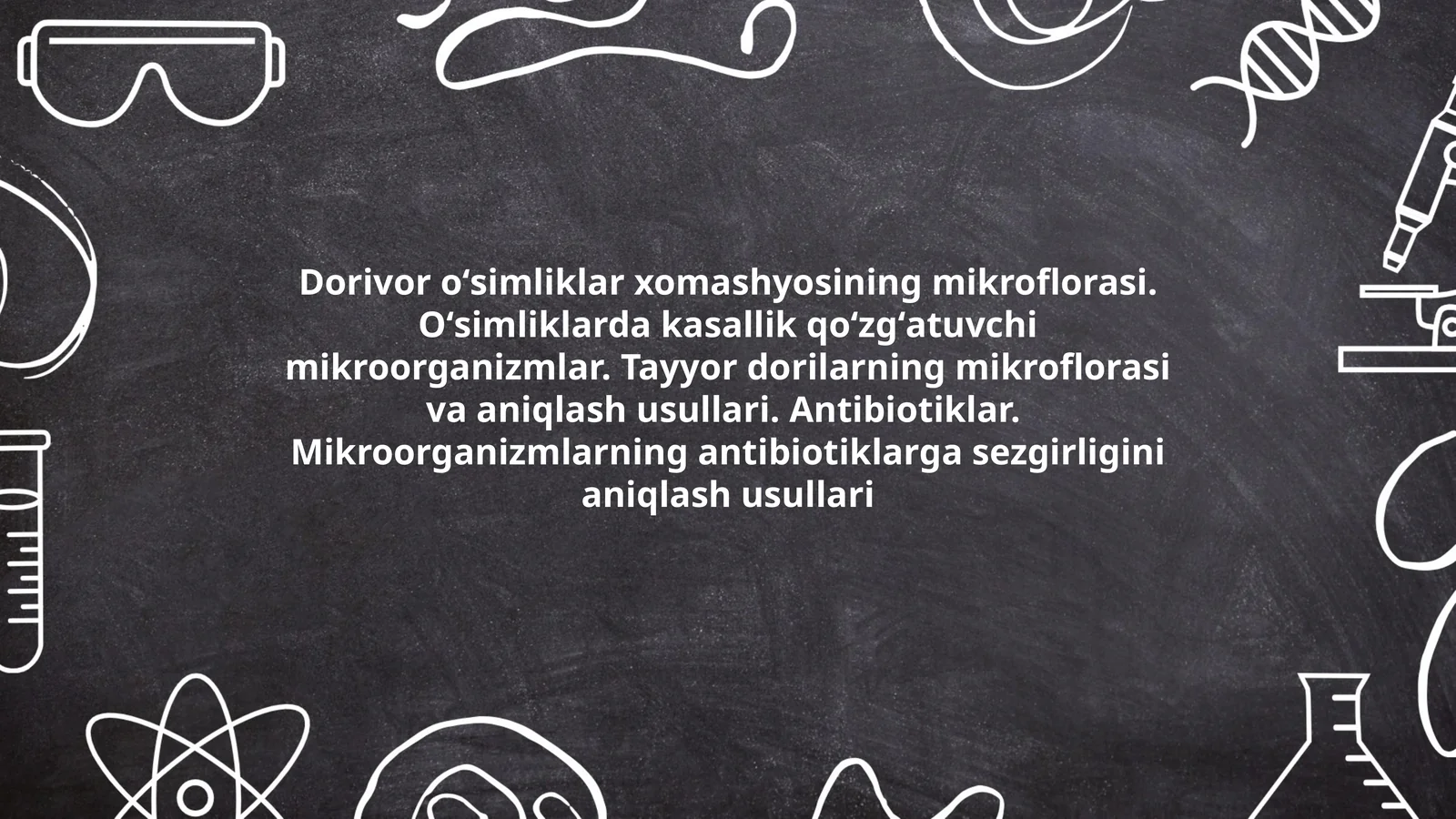 Dorivor oʻsimliklar xomashyosining mikroflorasi